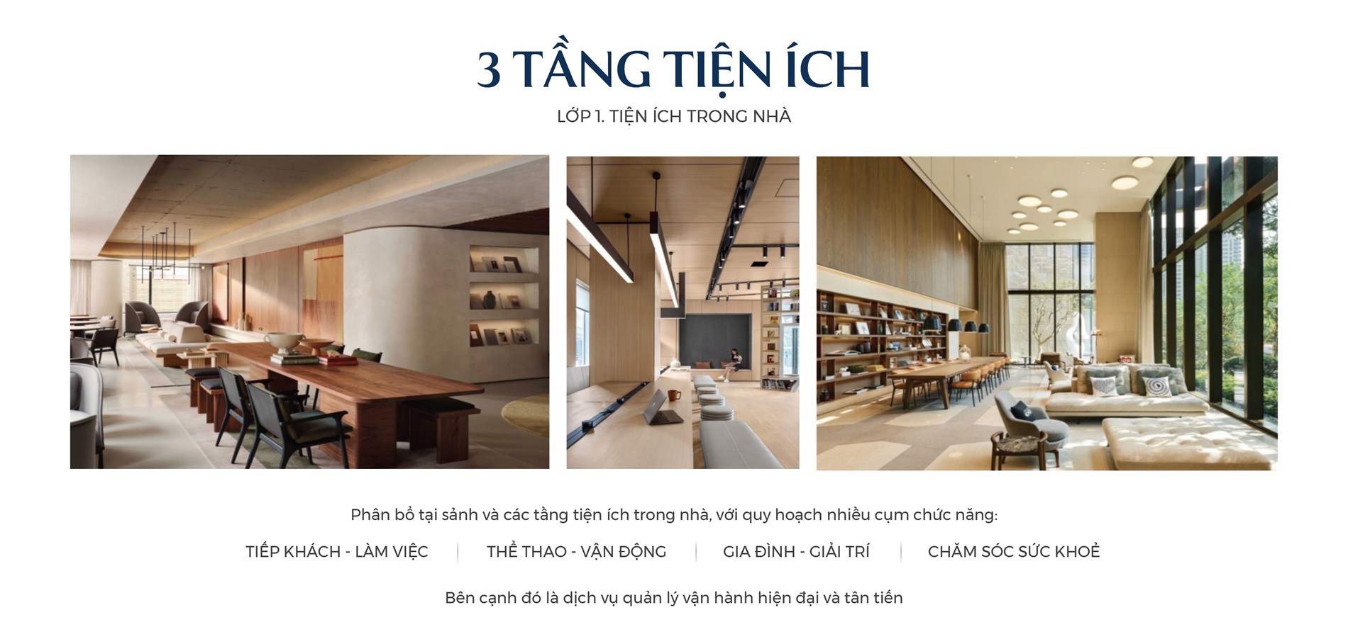 Hệ sinh thái tiện ích trong nhà tại Imperia Cổ Loa